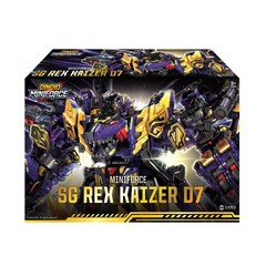 SAMG Mini Force SG Rex Kaiser D7 7-Mecha Transforming Robot Korea New