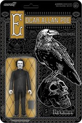 Edgar Allan Poe Grayscale 3.75″ Edgar Allan Poe Action Figure Super 7