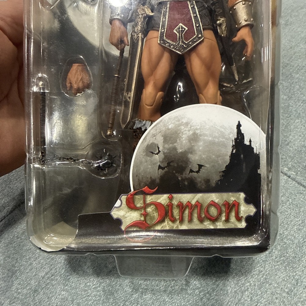 Vintage 2007 NECA Konami Castlevania SIMON BELMONT Rare Action Figure MOC