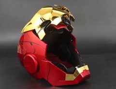 Iron Man Gold MK5 Helmet Electronic Voice Activated Open&Close Mask Autoking New