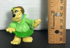 POUND PUPPIES Lot of 3 PVC Miniatures VIOLET Bright Eyes BARKERVILLE 1986 Tonka