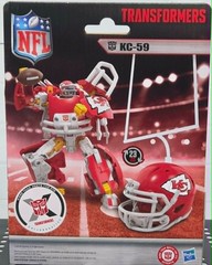 Transformers NFL Kansas City Chiefs KC-59 Action Figure by Hasbro