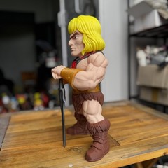 12″ Stylized He-Man Inspired 3D Printed Figure – Custom Art Toy Collectible