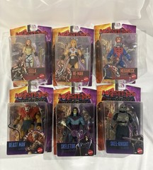 Masters of the Universe Mekaneck Skeletor Skel-Knight He-Man Beast Man & Teela