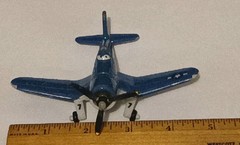 Disney Pixar Planes Skipper Riley #7 die-cast/ plastic Plane 1:55 Scale. 42