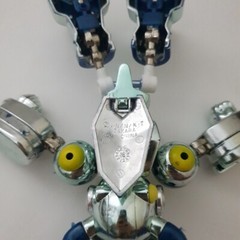 Takara Medabots Medarot Rokusho Roks Chrome 20 Head Scissors Model Kit Figure