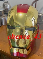 US Ship!!! Iron Man 1:1 MK5 Deformable Voice Control Wearable Helmet Boxed Gift