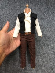 1/6 Custom Han Solo Star Wars ROTJ Harrison Ford Suit for body Action Figure