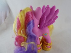 My Little Pony Princess Cadance in pretty yellow shoes. 6″ Tall Hot pink