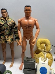 G.I. Joe 12” Lot Working Navajo Code Talker Vintage Japan Tags Life Vest