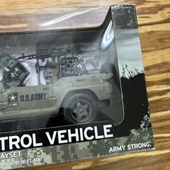 New Excite U.S. Army Military Jeep Patrol Vehicle Soldier Set