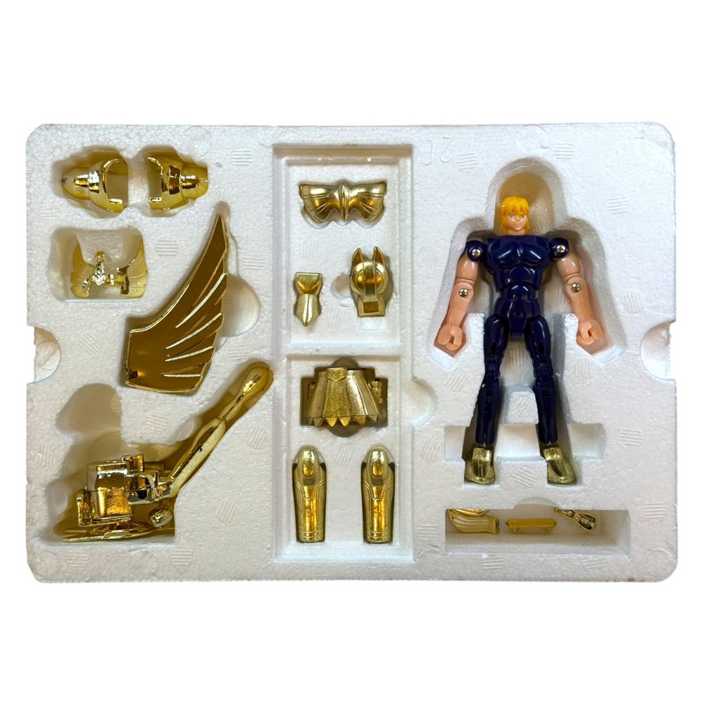 1980’s Vintage Sendo Saint Seiya S-20 V1 Gold Cygnus Hyoga Swan Cloth Bronze