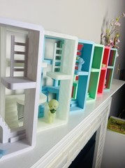 Loft Apartment Display For Smiski, Sonny Angel | Shelf, Desk | 6 Colors Options