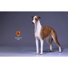 MrZ 1/6 Greyhound Pet Dog Animal Model Resin Figure Decor Toy Ornament Accessory