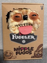 Lot of 6 Fuggler Nipple Fuggs Funny Ugly Monster 9″ Plush Toy Complete Set ✅ Out