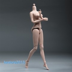 US HENG TOYS 1/6 Suntan Skin Large Bust Girl 12″ Female Action Figure Body Hands