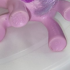 Hasbro My Little Pony Unicorn Figures Multicolored G4 Brushable Hair Lot of 7