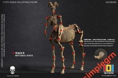 101TOYS ES031 1/12 Scale Pocket Monster Skeleton Skeleton Articulated Horse Set