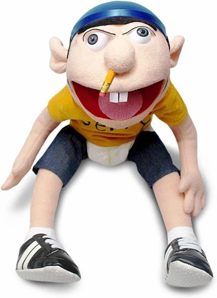 24inch Jeffy Puppet Hand Puppet Plushie Toy, Fun Naughty Puppet Toy