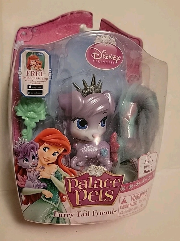 Disney Palace Pets Furry Tail Princess Ariels Puppy Matey New In Box