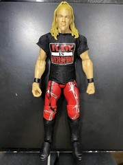 WWE Chris Jericho Wrestling Action Figure w/ RAW Is Jericho Shirt, Red Pants