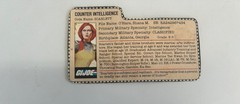GI JOE ARAH Scarlett Figure Swivel Arm 1983 Vintage with Card and Weapon *READ*