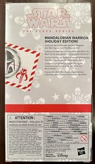 New Star Wars Black Series 6” MANDALORIAN WARRIOR HOLIDAY EDITION Hasbro