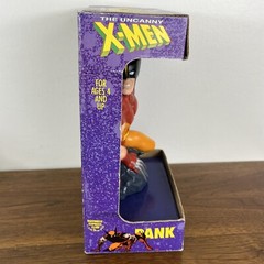 1990 X-Men Wolverine Coin Bank Soft Vinyl Piggy Bank X-Men Vintage Usa Marvel