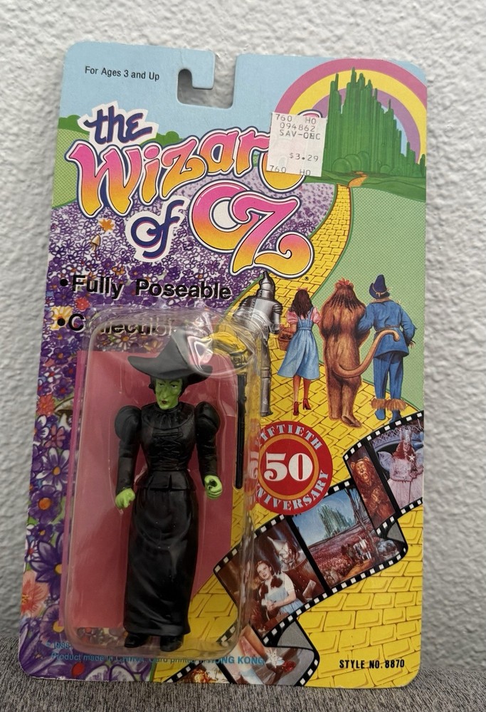 THE WIZARD OF OZ WICKED WITCH 50TH ANNIVERSARY 1988 FIGURE ~ FREE SHIPPING