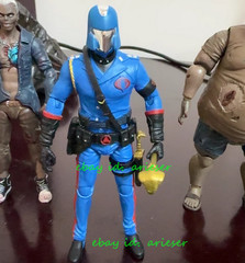 Hiya 1/18 G.I.Joe Cobra Commander 10cm Action Figure New In Stock