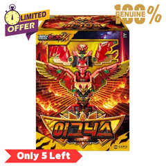 Metal Cardbot W: Ignix – Premium Transforming Fire-Phoenix Mecha Guardian K-toy