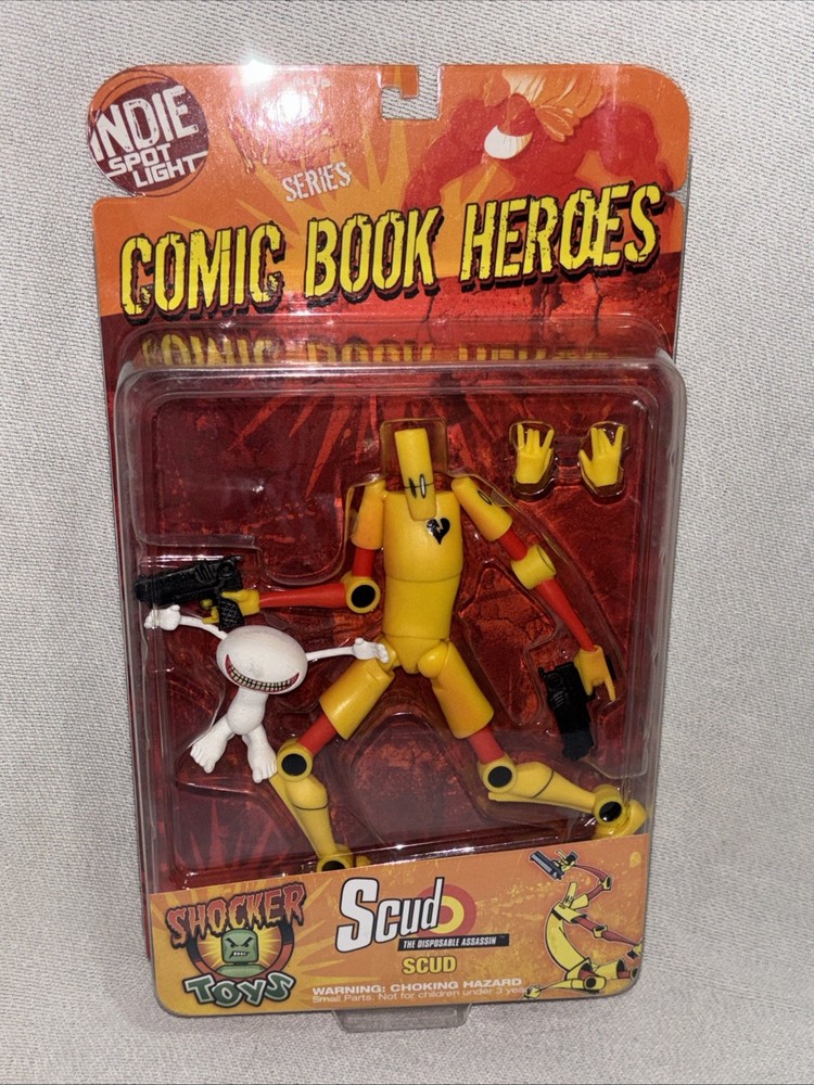 Shocker Toys Comic Book Heroes Scud The Disposable Assassin Rare