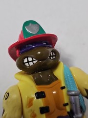 Vintage 1991 TMNT HOSE EM DOWN DON 100% COMPLETE Firefighter MINT Ninja Turtles
