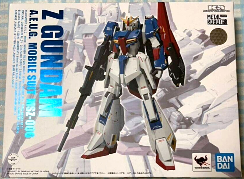 BANDAI METAL ROBOT SPIRITS Ka signature SIDE MS Z GUNDAM 140mm Action Figure NEW