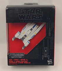 Star Wars Black Series Titanium Rebel U-Wing Fighter 4″ Figure 29 Hasbro 2016