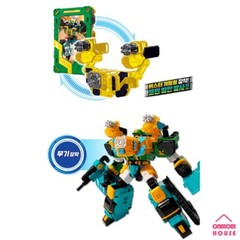 Metal Cardbot Buster Gallon Transformation Robot Bulldozer Action Figure 2023