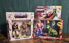 He-Man Masters of the Universe Hordak & Grizzlor / Prince Adam & Cringer