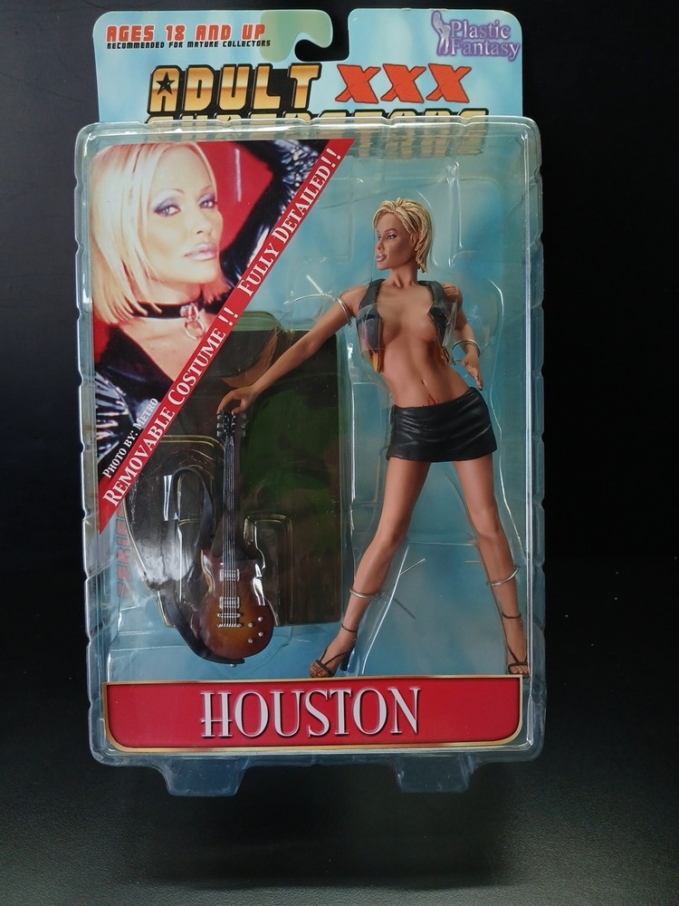 PLASTIC FANTASY Adult XXX Superstars HOUSTON 7″ Action Figure GUITAR Sealed