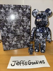 Medicom BE@RBRICK Mika Ninagawa Yosakura 400% and 100% set Bearbrick
