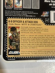GI Joe 25th Anniversary Mutt & Junkyard MOC Sealed K-9 Officer 2008 Hasbro