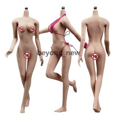 JIAOU DOLL 1/6 Female Action Figure Body Large Bust Breast For Phicen Hot Toys