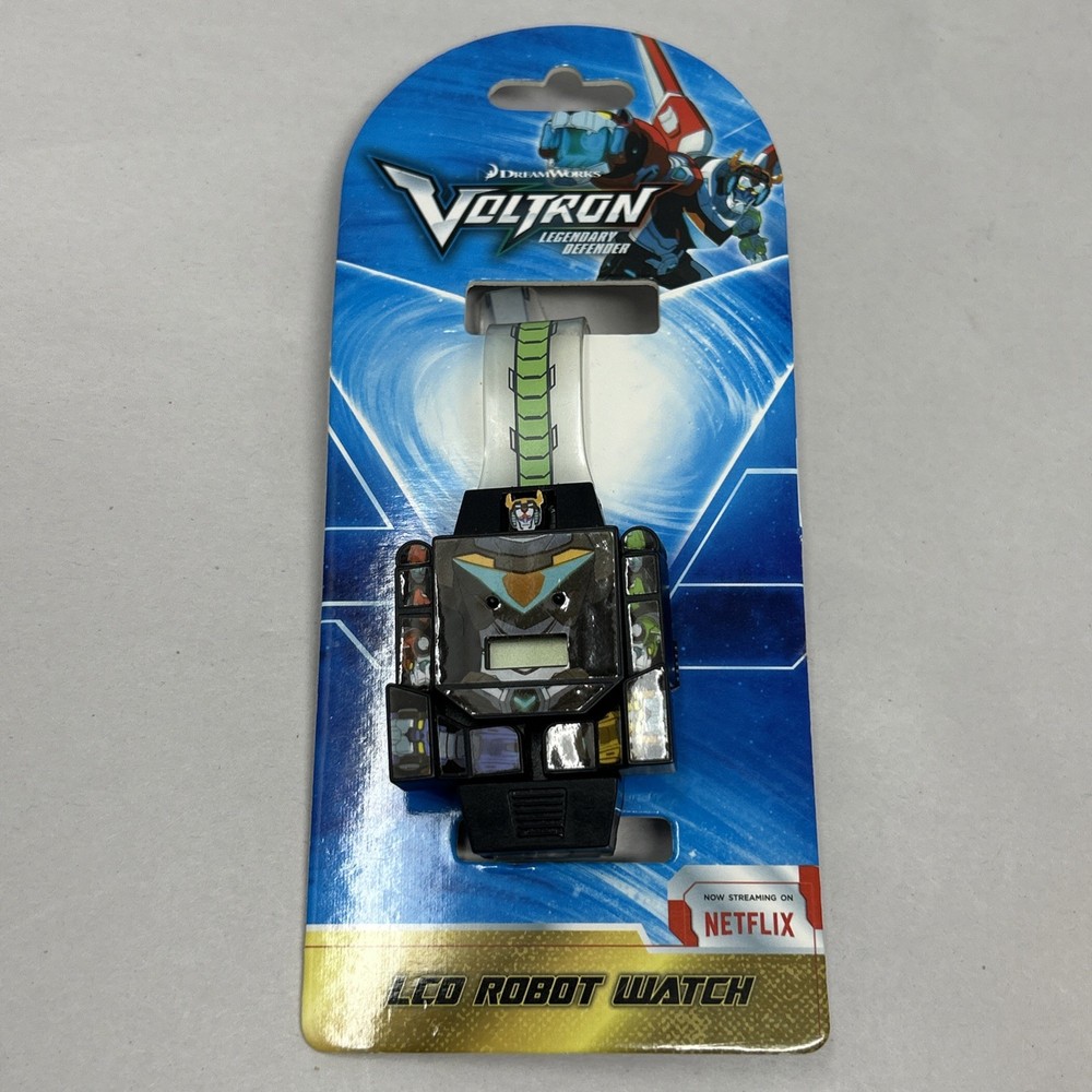 Voltron Robot LCD Watch Dreamworks New