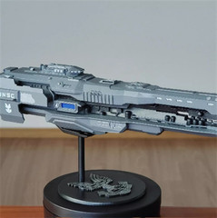 Halo 4 UNSC Resin sci-fi Spaceship Model Resin Spacecraft Figure Handmade Toy