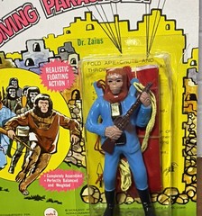 Planet Of The Apes Sky Diving Parachutist 5″ Dr Zaius New Nm Unpunched*211