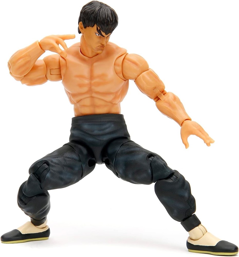 Street Fighter II Fei-Long 1/12 Scale Action Figure Toy Licensed by Capcom