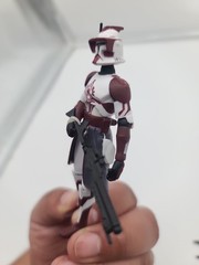 Commander Fox Target Clone Wars STAR WARS LOOSE Complete S20