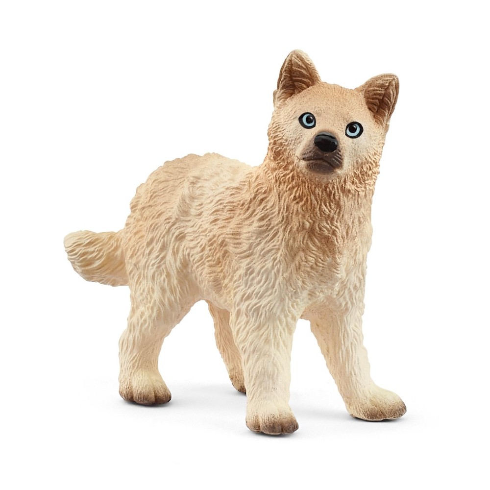 schleich 14881 Arctic Wolf Cub, from 3 years WILD LIFE – Figurine, 5 x 5 x 4 cm