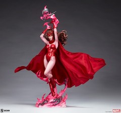 Marvel Collectible 29 Inch Statue Premium Format – Scarlet Witch Sideshow
