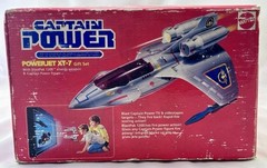Powerjet Xt-7 Gift Set Captain Power Blastpak 1200 Energy Weapon + Figure Mattel
