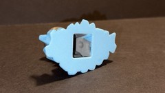 GITD Custom Castle Grayskull Orb and Short Holder by He-Bro